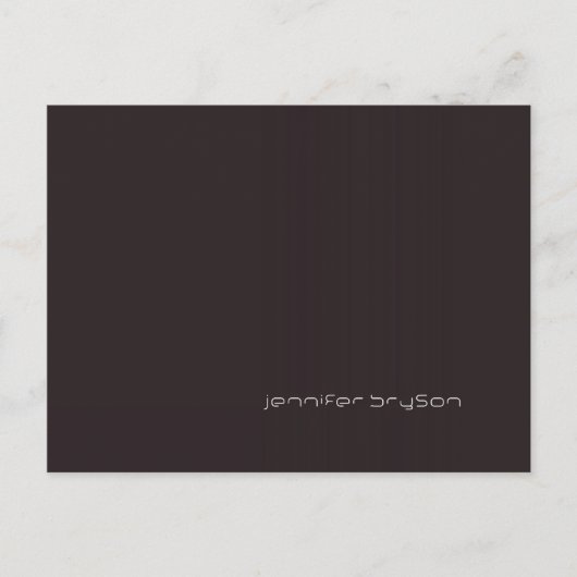 Carte Postale Jennifer Bryson (Devant)