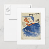 Carte Postale Jenny sur le travail fait dormir sa beauté (Devant / Derrière)