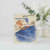 Carte Postale Jenny sur le travail obtient sa beauté dormir Vint (Debout devant)