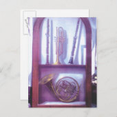 Carte Postale J'entends de la musique douce (Devant / Derrière)