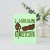 Carte Postale J'Entends Des Squatches (Debout devant)