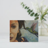 Carte Postale j'entends le printemps (Debout devant)