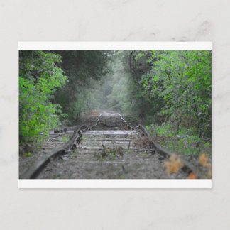 Carte Postale J'entends le train une arrivée