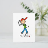 Carte Postale J'Entraîne T-shirts et cadeaux (Debout devant)