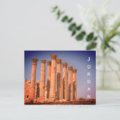 Carte Postale jerash, colonne jordan (Debout devant)