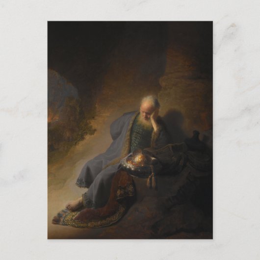Carte postale Jeremiah Jerusalem Rembrandt (Devant)