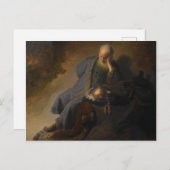 Carte Postale Jeremiah Lamenting the Destruction of Jérusalem (Devant / Derrière)