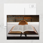 Carte Postale Jérémie 17:7 Bible (Devant / Derrière)