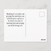 Carte Postale Jérémie 31:3 Je vous ai aimés Bible Verse (Dos)