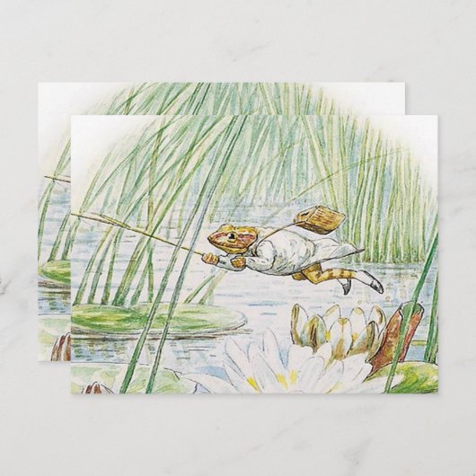 Carte Postale Jeremy Fisher fait un grand bond en avant par Beat (Devant / Derrière)