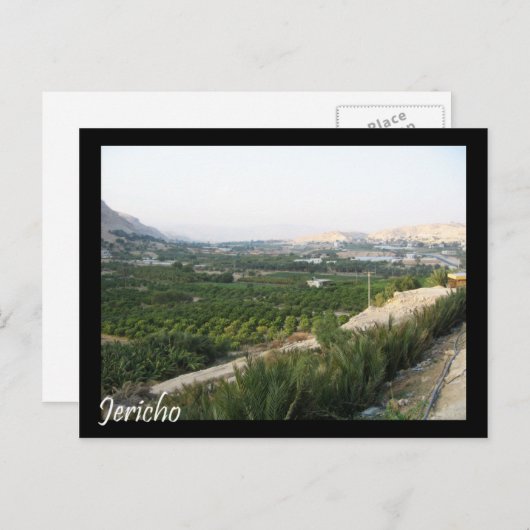 Carte Postale Jéricho (Devant / Derrière)