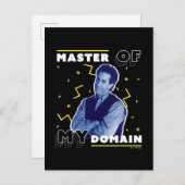 Carte Postale Jerry Seinfeld | Master of My Domain (Devant / Derrière)
