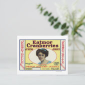 Carte Postale Jersey Belle Eatmor Cranberries Marque Étiquette (Debout devant)