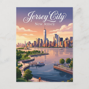Carte Postale Jersey City New Jersey