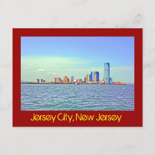 Carte Postale Jersey City, New Jersey, États-Unis