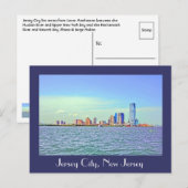 Carte Postale Jersey City, New Jersey, États-Unis (Devant / Derrière)