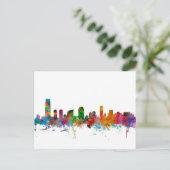 Carte Postale Jersey City New Jersey Skyline (Debout devant)