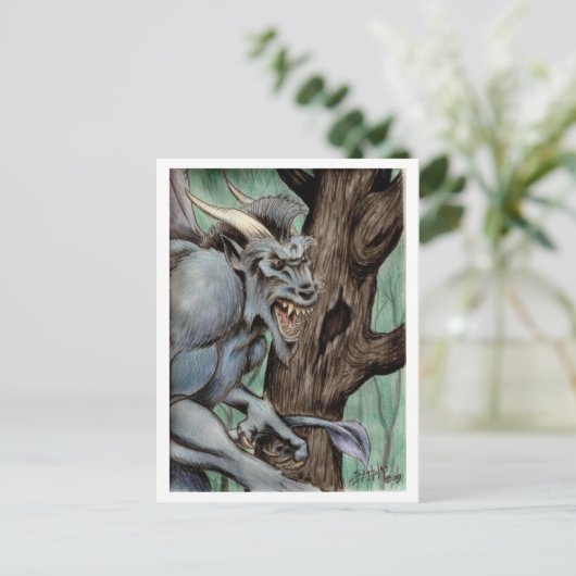 Carte postale Jersey Devil (Debout devant)