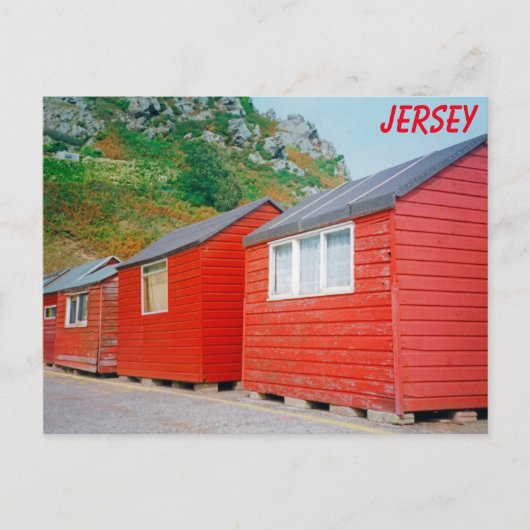 Carte Postale Jersey sheds (Devant)