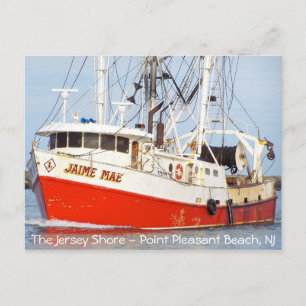 Carte Postale Jersey Shore - Pt. Plage agréable - Jaime Mae