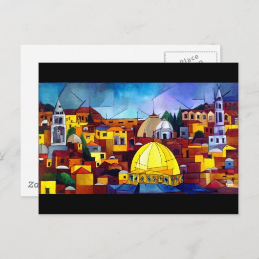 Carte Postale Jérusalem (Devant / Derrière)