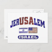 Carte Postale JerUSAlem (Devant / Derrière)