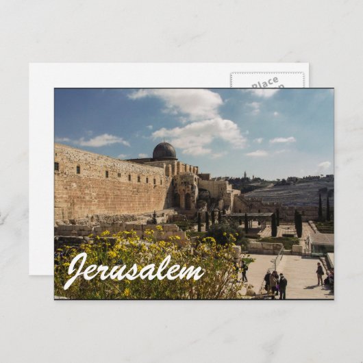 Carte Postale Jérusalem (Devant / Derrière)