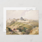 Carte Postale Jérusalem, 9 avril 1839, plaque 16 du Volume I (Devant / Derrière)