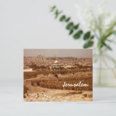 Carte postale Jérusalem d'or (Debout devant)