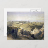 Carte Postale Jérusalem du Mont des Oliviers Roberts David (Devant / Derrière)