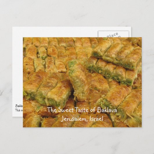 Carte postale Jérusalem Israël (Devant / Derrière)