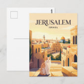 Carte Postale Jérusalem Israël (Devant / Derrière)