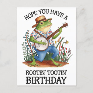 Carte Postale J'espère que vous avez un anniversaire de grenouil
