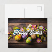 Carte Postale J'Espère Que Vous Avez Une Merveilleuse Pâques (Devant / Derrière)