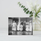 Carte postale : J'espère que vous vous sentirez mi (Debout devant)