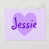 Carte Postale Jessie en violet (Devant)
