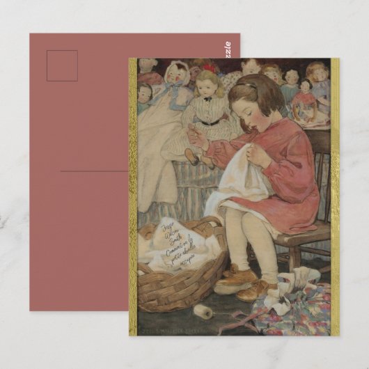 Carte Postale Jessie Wilcox Smith Comment va la Petite Abeille (Devant / Derrière)