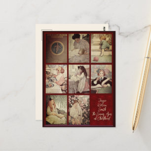 Carte Postale Jessie Wilcox Smith Les sept ans de l'enfance Po