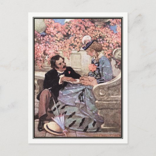 Carte Postale Jessie Willcox Smith - Laurie et Amy (Devant)
