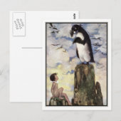 Carte Postale Jessie Willcox Smith - The Water-Baby (Devant / Derrière)