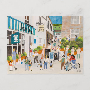 Carte Postale Jessies Laiterie dans Mousehole