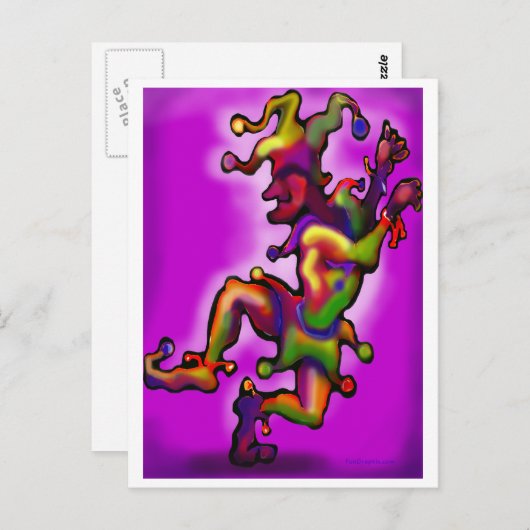Carte Postale Jester (Devant / Derrière)