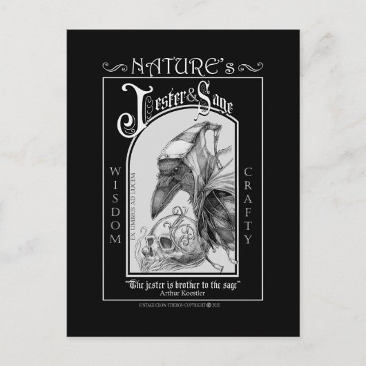 Carte Postale Jester et Sage de la nature (Devant)