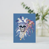 Carte Postale Jester Skull (Debout devant)