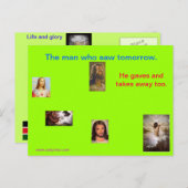 Carte Postale Jésus (Devant / Derrière)