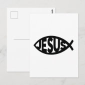 Carte Postale Jésus (Devant / Derrière)