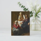 Carte Postale Jésus à la Maison de Marie et Marthe (Debout devant)