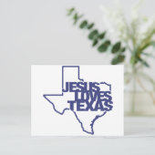 Carte Postale Jésus aime le Texas (Debout devant)