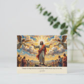 Carte Postale Jésus-Anges Et Une Foule (Debout devant)