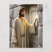 Carte Postale Jesus at Sunrise Antique Door (Devant)